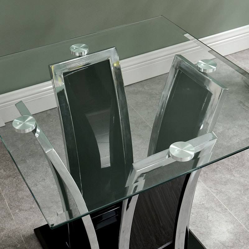 Glossy Black End Table L753