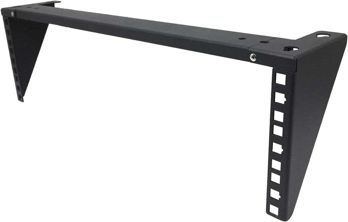 2U Light-Loading Foldable 19 Inches Cold Rolled Steel Vertical Wall Mount Rack P87587