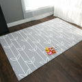 Large Sea Petals Grey Baby Care Play Mat X41903