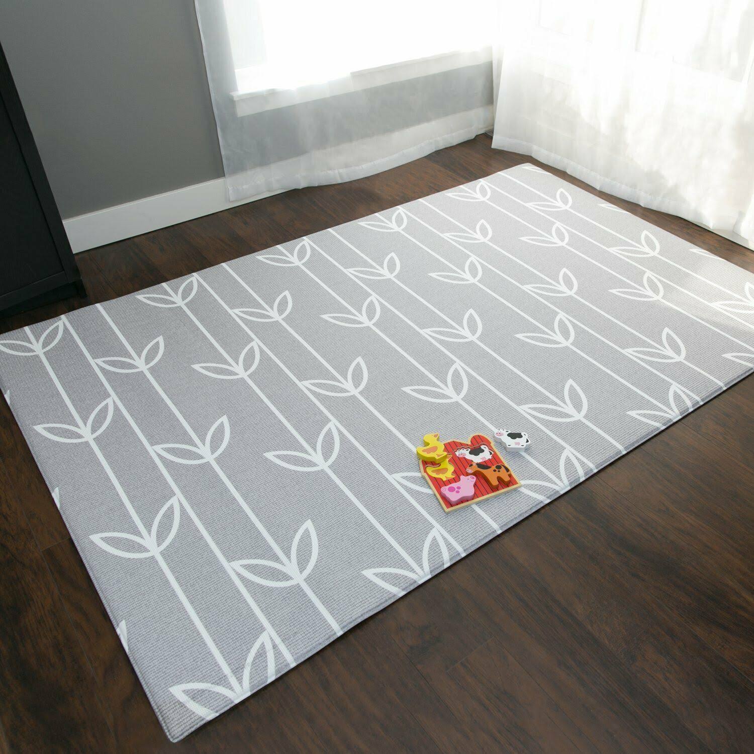 Large Sea Petals Grey Baby Care Play Mat X41903
