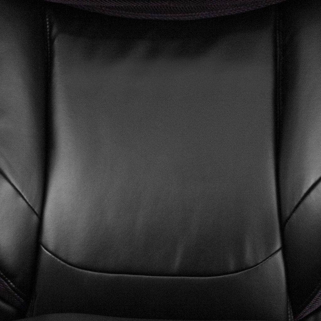 Black LeatherSoft Ergonomic Office Chair with Adjustable Headrest C2999