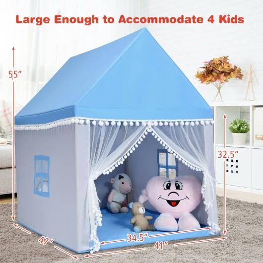 Blue Play Tent with Mat F8104
