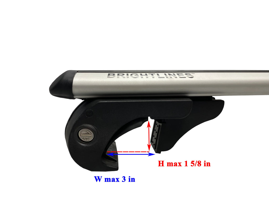 Roof Rack Crossbars Compatible with Subaru Forester 2009-2022 G89069