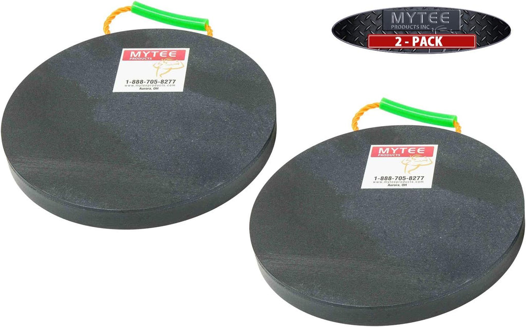 Round Outrigger Pad 15" Diameter, 1.5" Thick, 50,000 lbs WLL, 2 Pack X41785