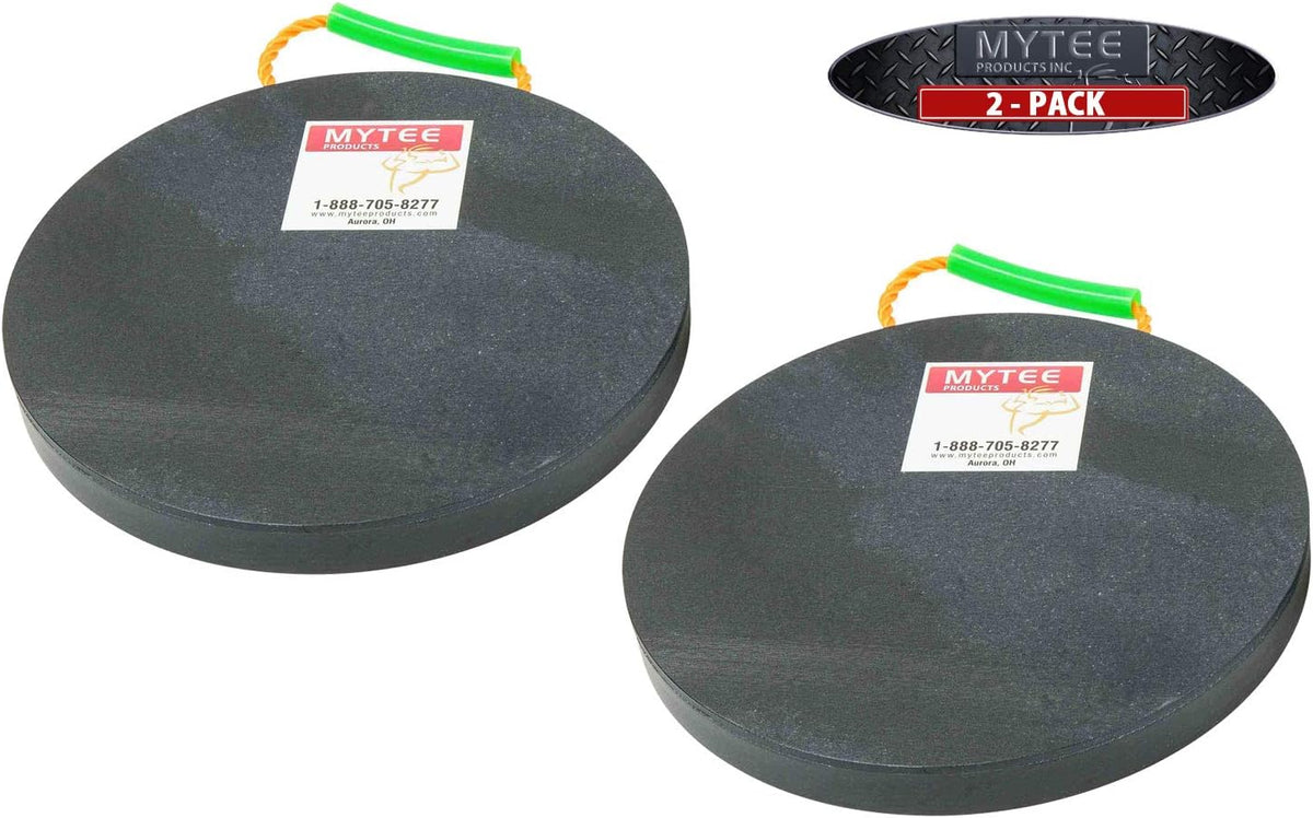 Round Outrigger Pad 15" Diameter, 1.5" Thick, 50,000 lbs WLL, 2 Pack X41785