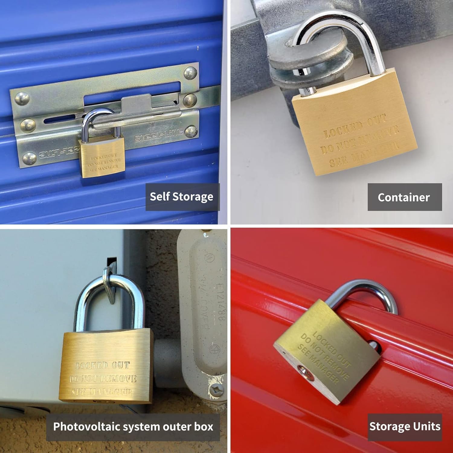 Solid Brass Padlock 50mm Keyed Alike Pack of 2 L676347