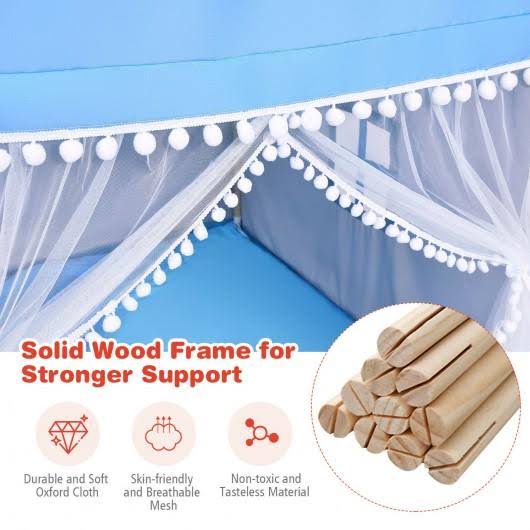 Blue Play Tent with Mat F8104