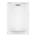 White Built-in Dishwasher with Heated Dry D537
