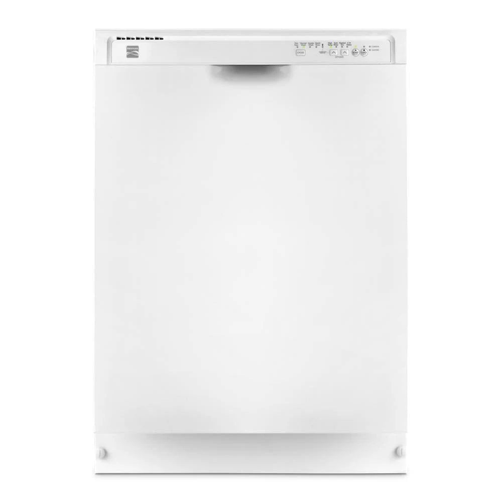 White Built-in Dishwasher with Heated Dry D537