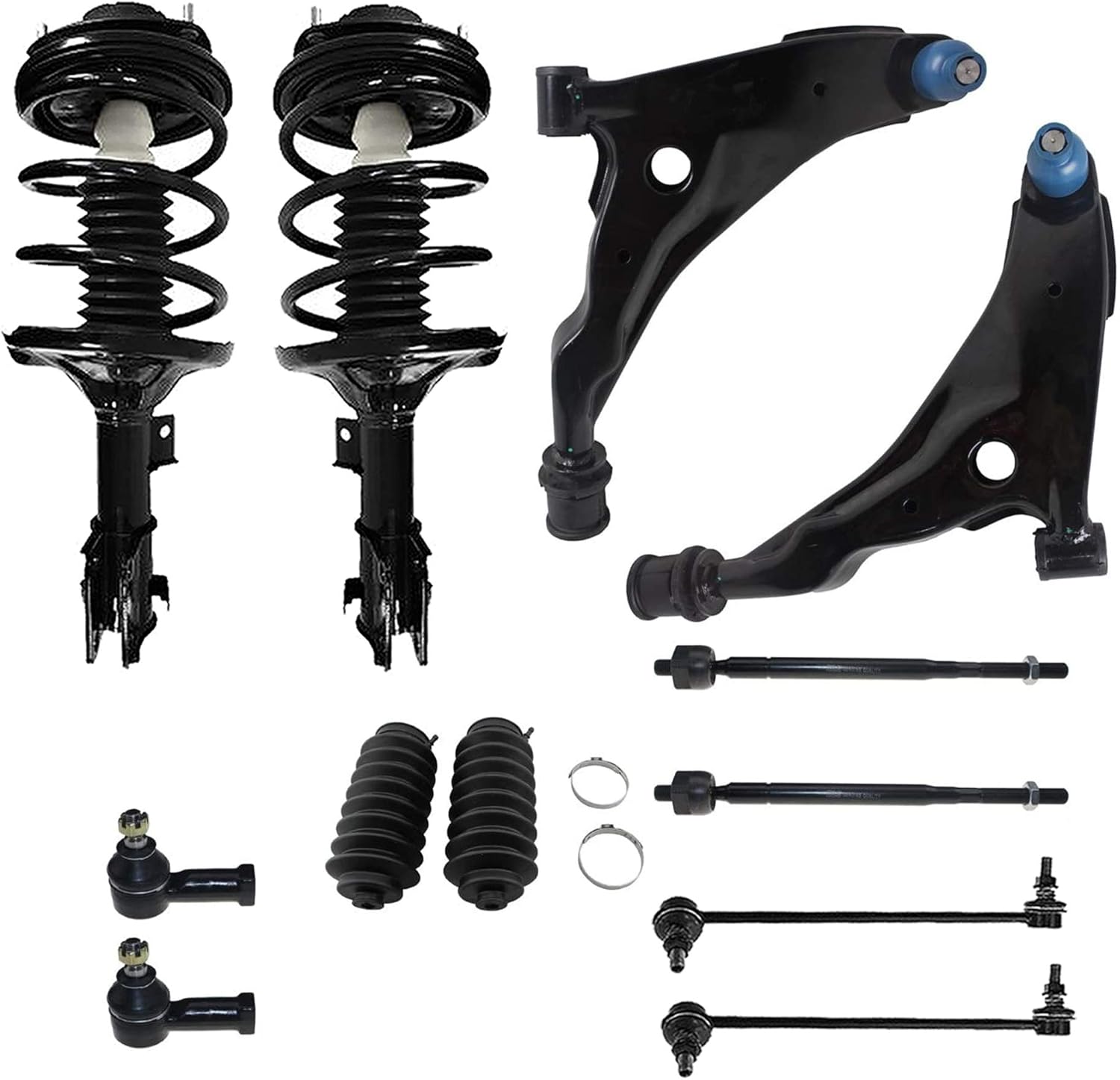 12pc Complete Front Strut Suspension Kit M4532