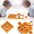 Wooden Tic Tac Toe Coffee Table Decor K493