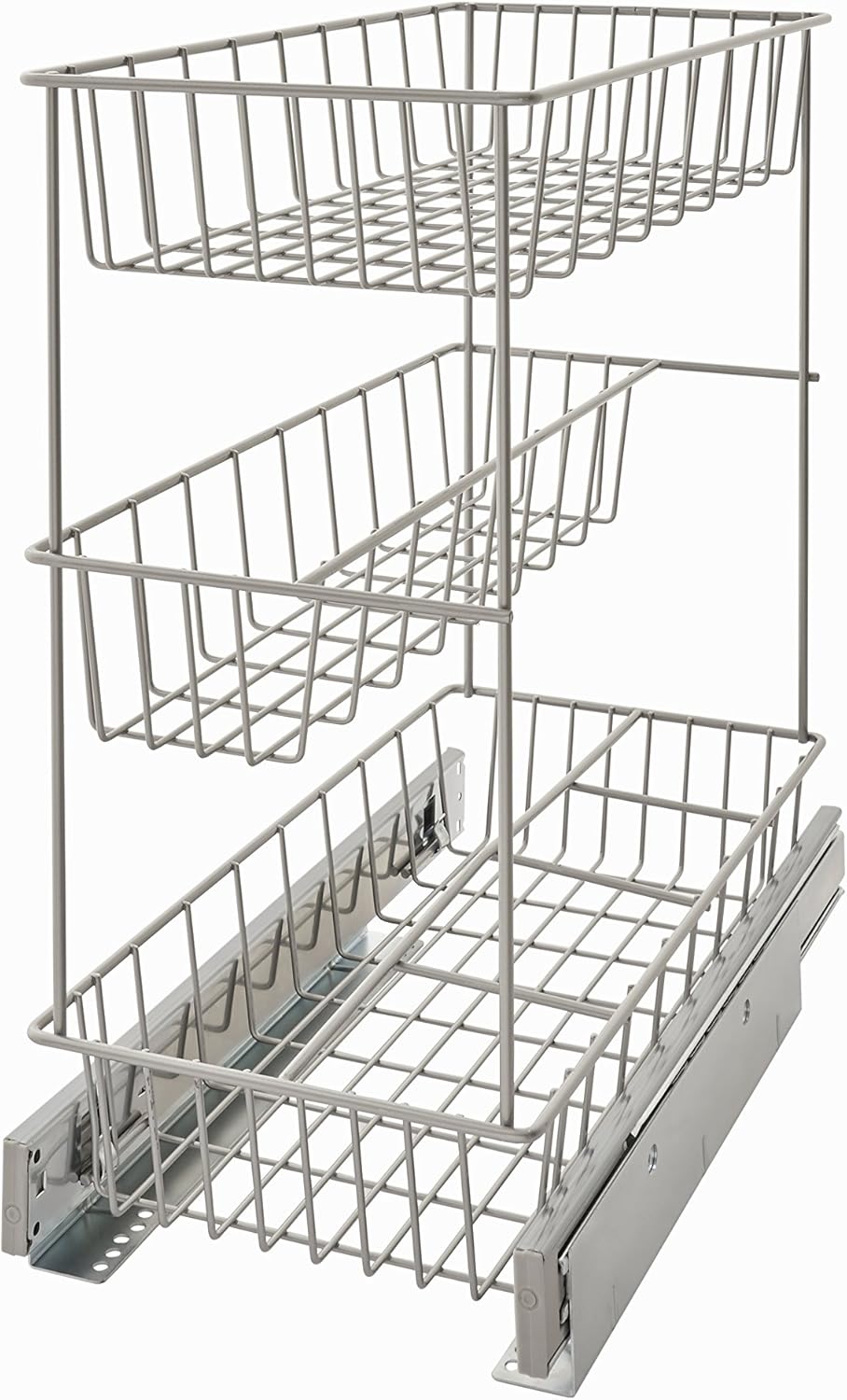 11.5-Inch Wide Kitchen Single Tier Cabinet Pull Out Basket H1791