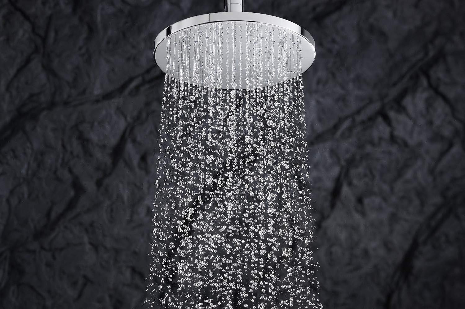 Vintage Nickel Round 10" Rain Showerhead Y9609