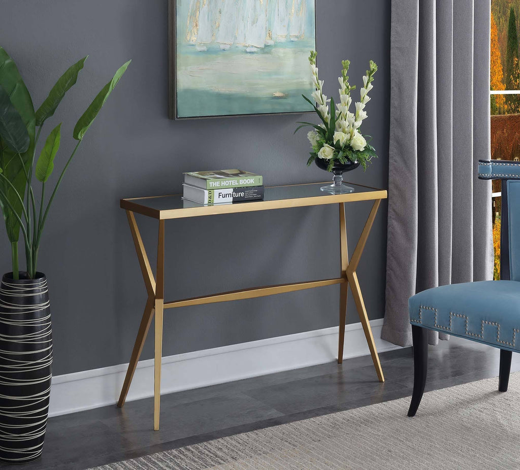 Gold Console Table L9869
