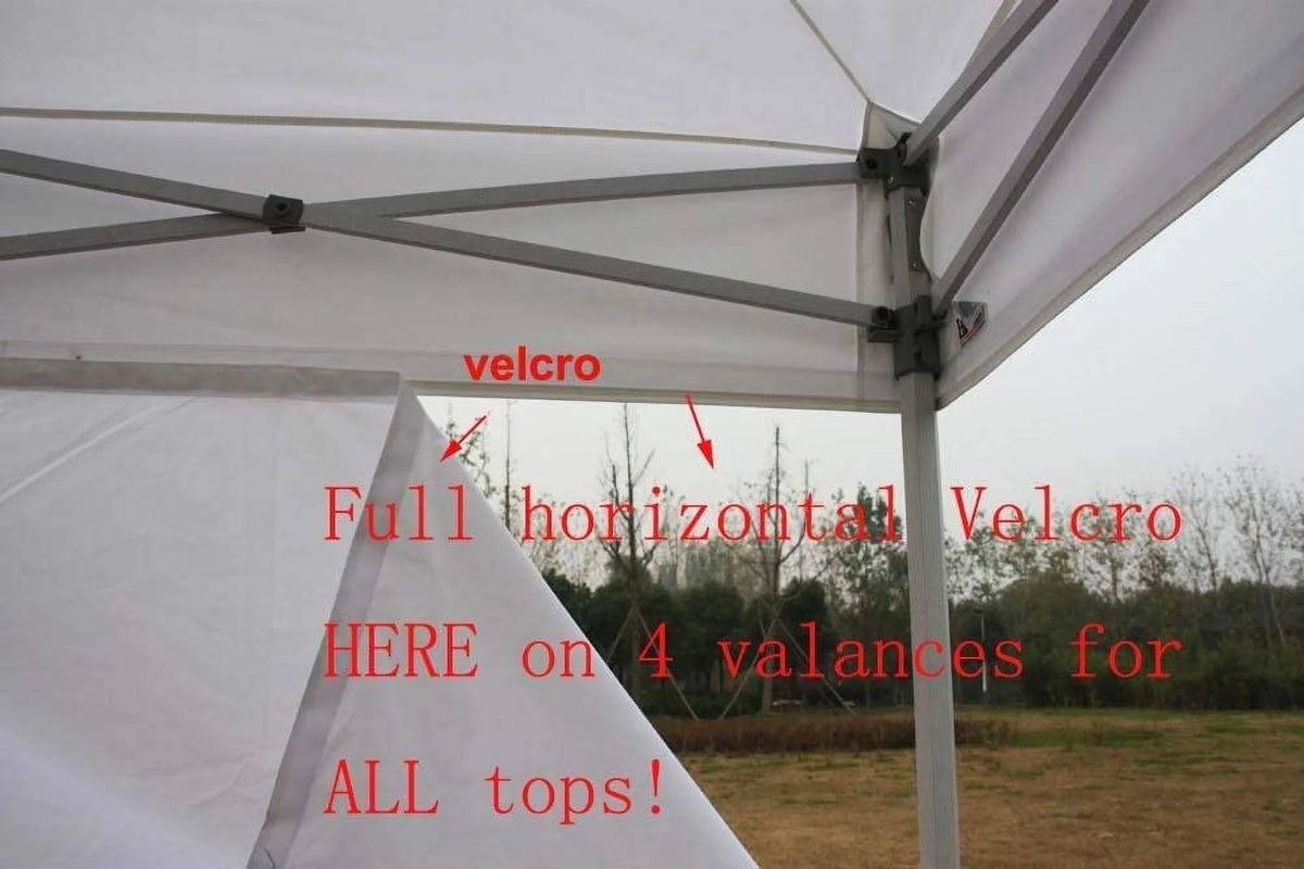 Red 8x8 Pop up Canopy Sidewalls Kit Q629