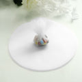 White 9" Tulle Circles Fabrics Sewing X207870