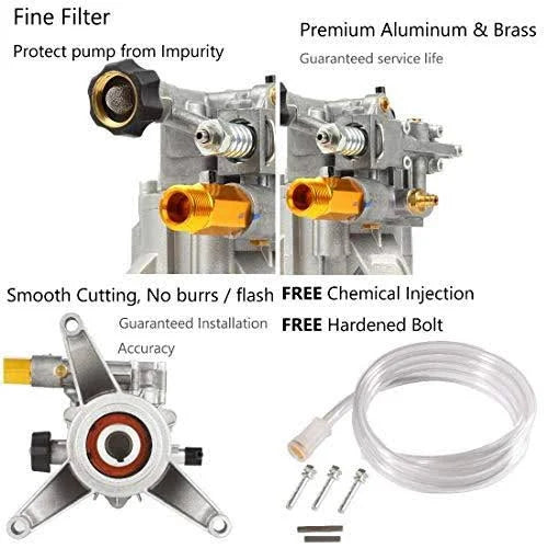 Max 3000 PSI 2.4 GPM Pressure Washer Pump Vertical 7/8x22 Shaft I322867