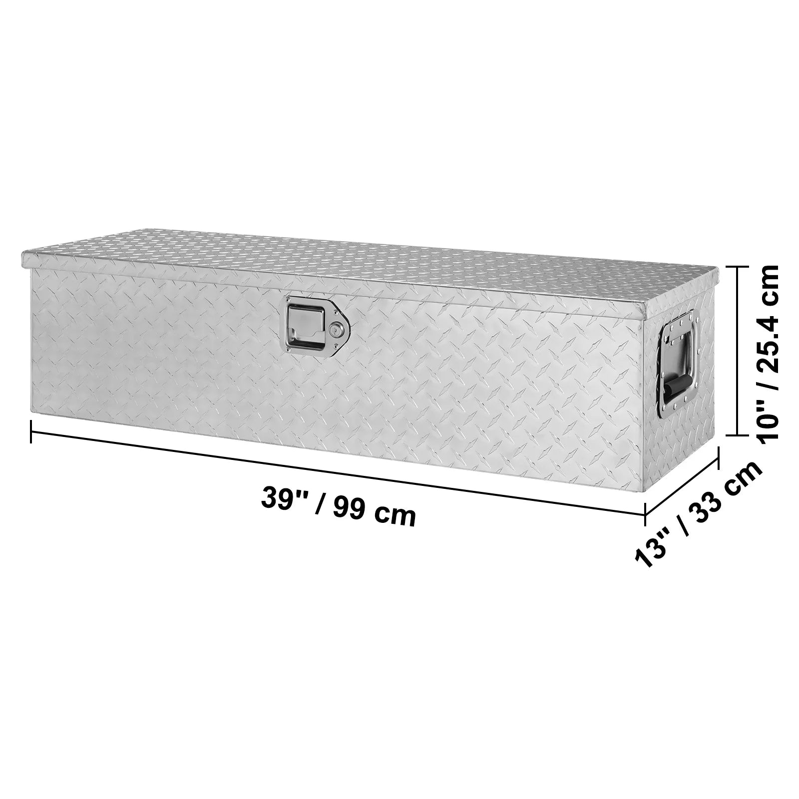 Heavy Duty Aluminum Bar Tread Truck Tool Box S363