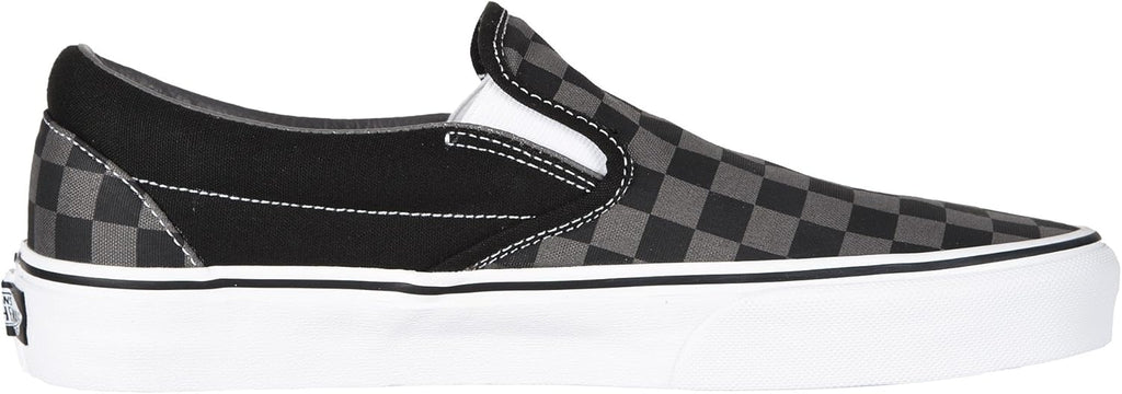 Black/Pewter Checkerboard Slip-On Shoes X449282