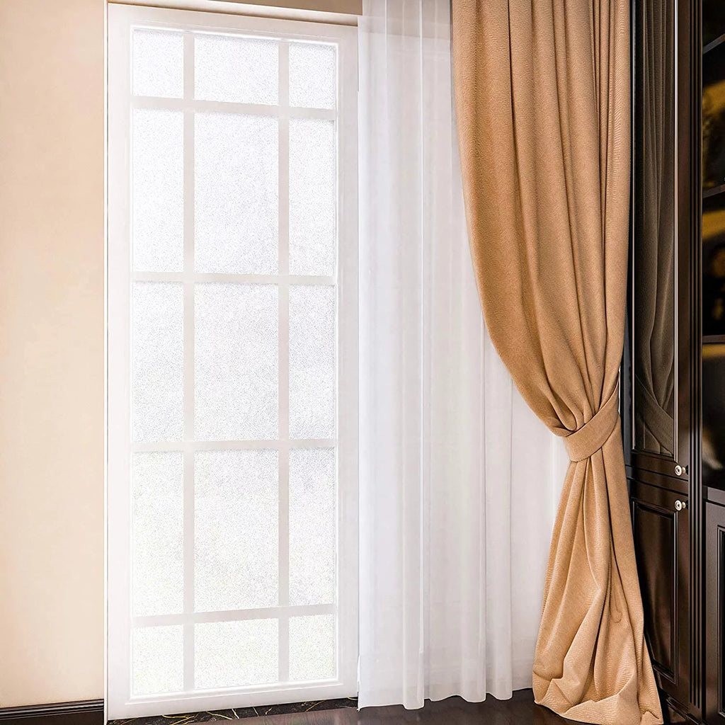 Matte White Frosted Window Privacy Film 15.7''x354'' L343