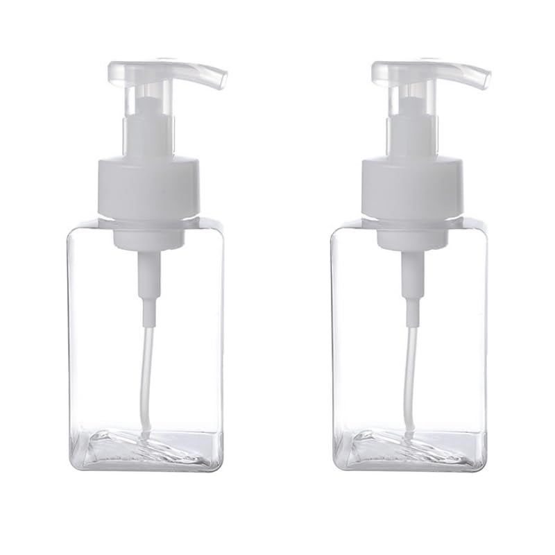 2PCS Refillable Foaming Soap Dispenser Pump Bottle Plastic 250ml B885632