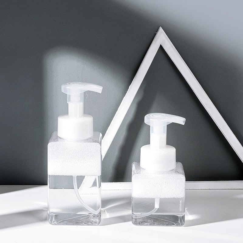 2PCS Refillable Foaming Soap Dispenser Pump Bottle Plastic 250ml B885632