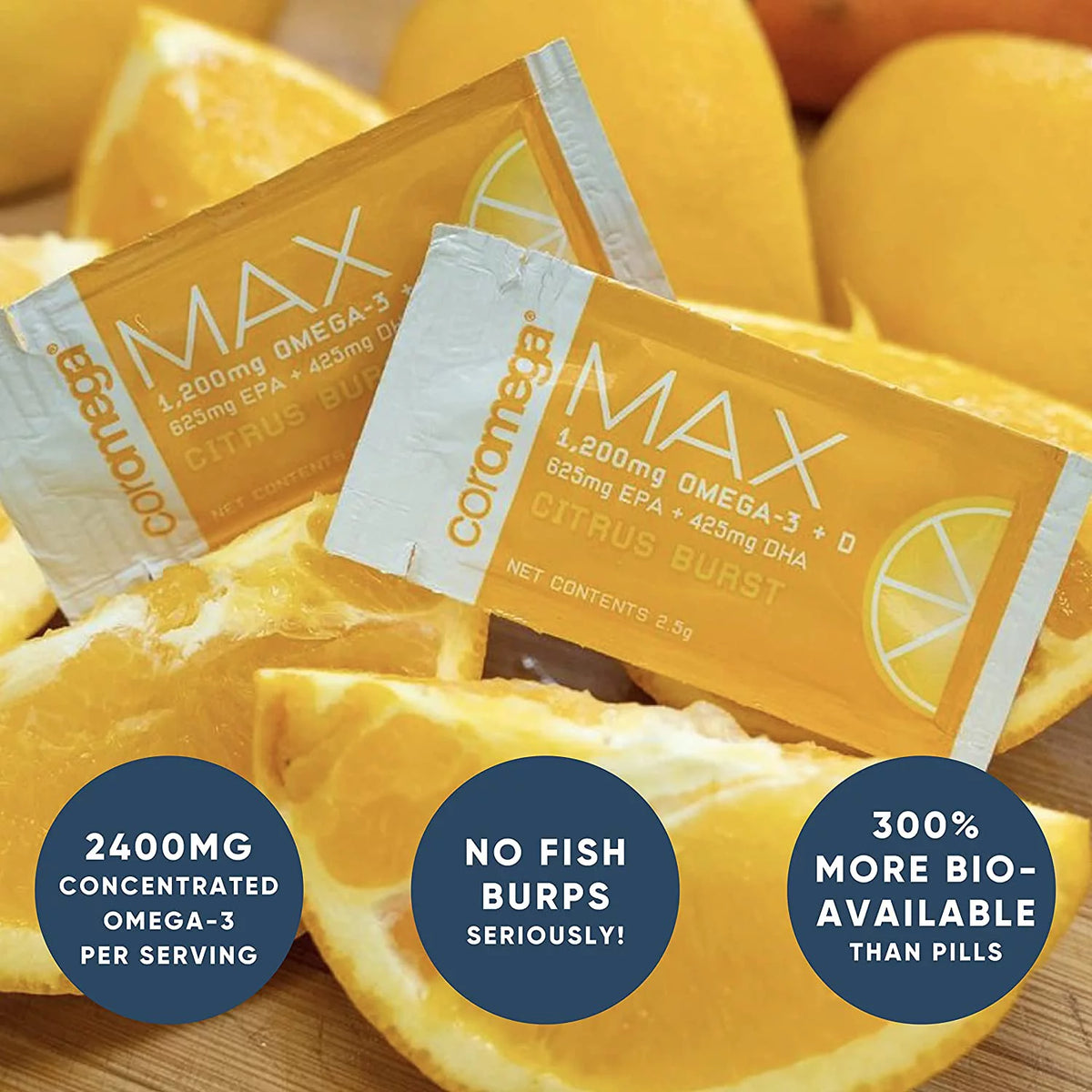 Max Citrus Burst Omega 3 30 CT V3435