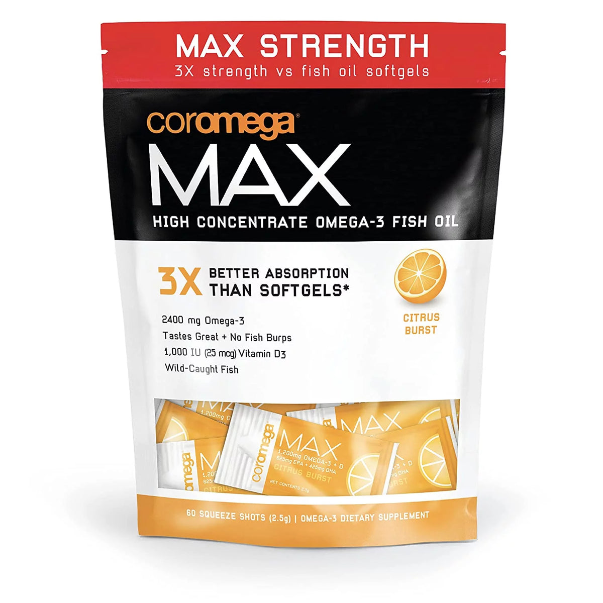 Max Citrus Burst Omega 3 30 CT V3435