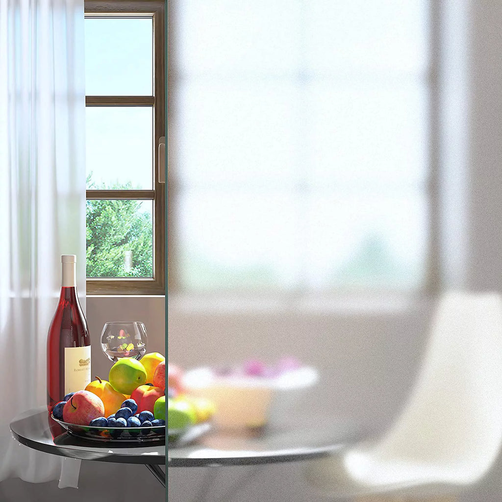 Matte White Frosted Window Privacy Film 15.7''x354'' L343