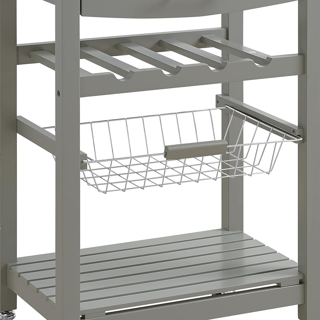 Gray Kitchen Cart J314876