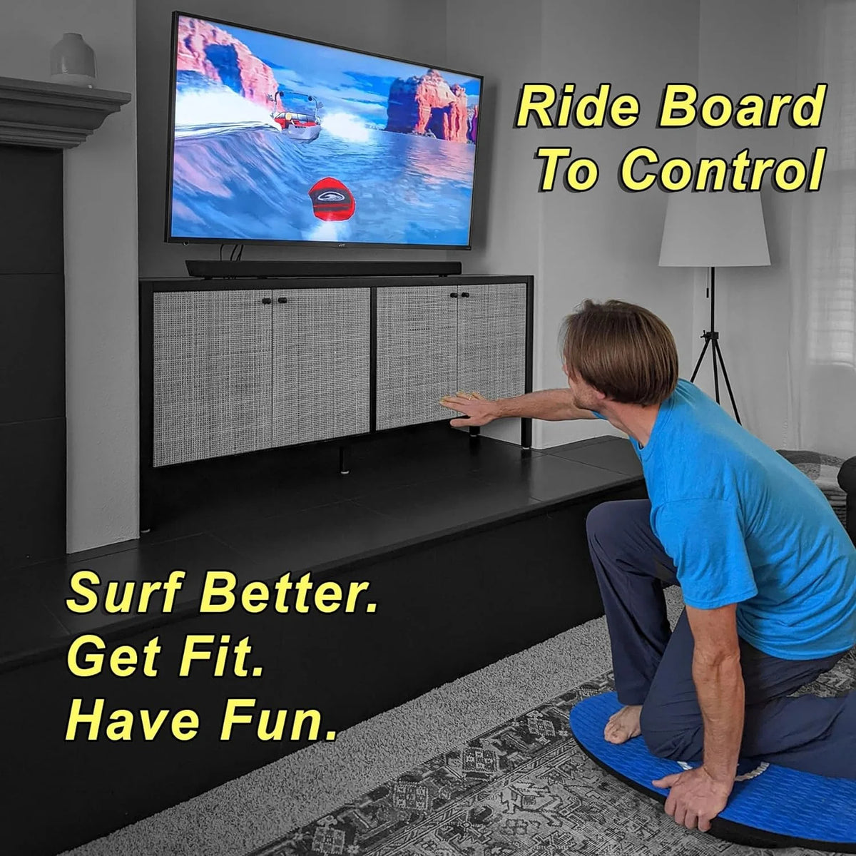 Wakesurf Balance Board With Tracking App And Phone Mount Y9792