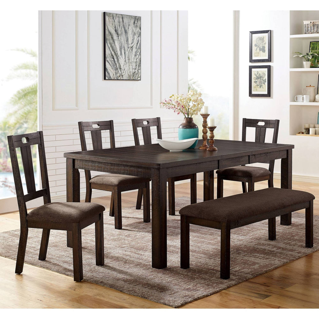 Set of 2 Padded Seat Side Chair Brown T6623
