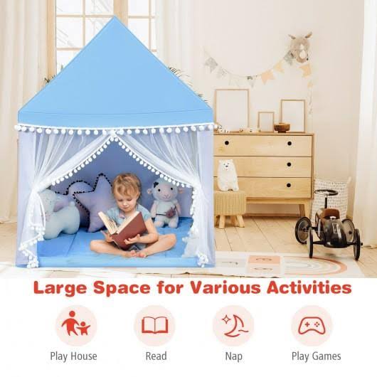 Blue Play Tent with Mat F8104