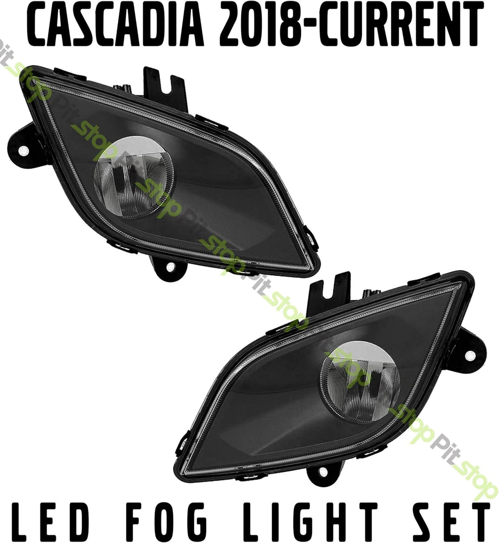 Fog Light Set for Freightliner Cascadia 2018 2019 2020 Driver & Passenger L370