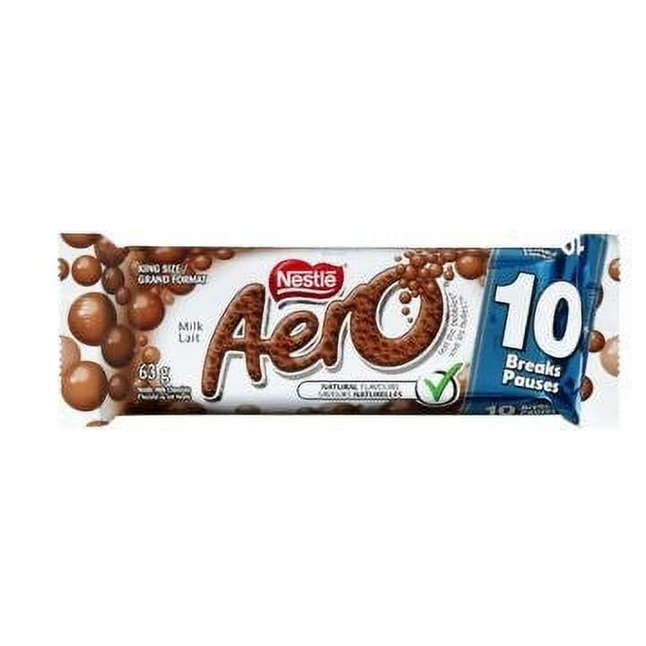 Aero Chocolate Bars, 63g Each, 1.5kg Box (24pk) R830