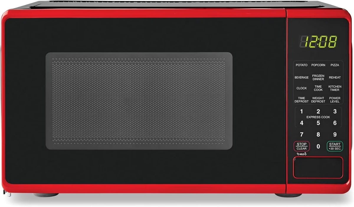 Red Countertop Microwave Oven Z372601