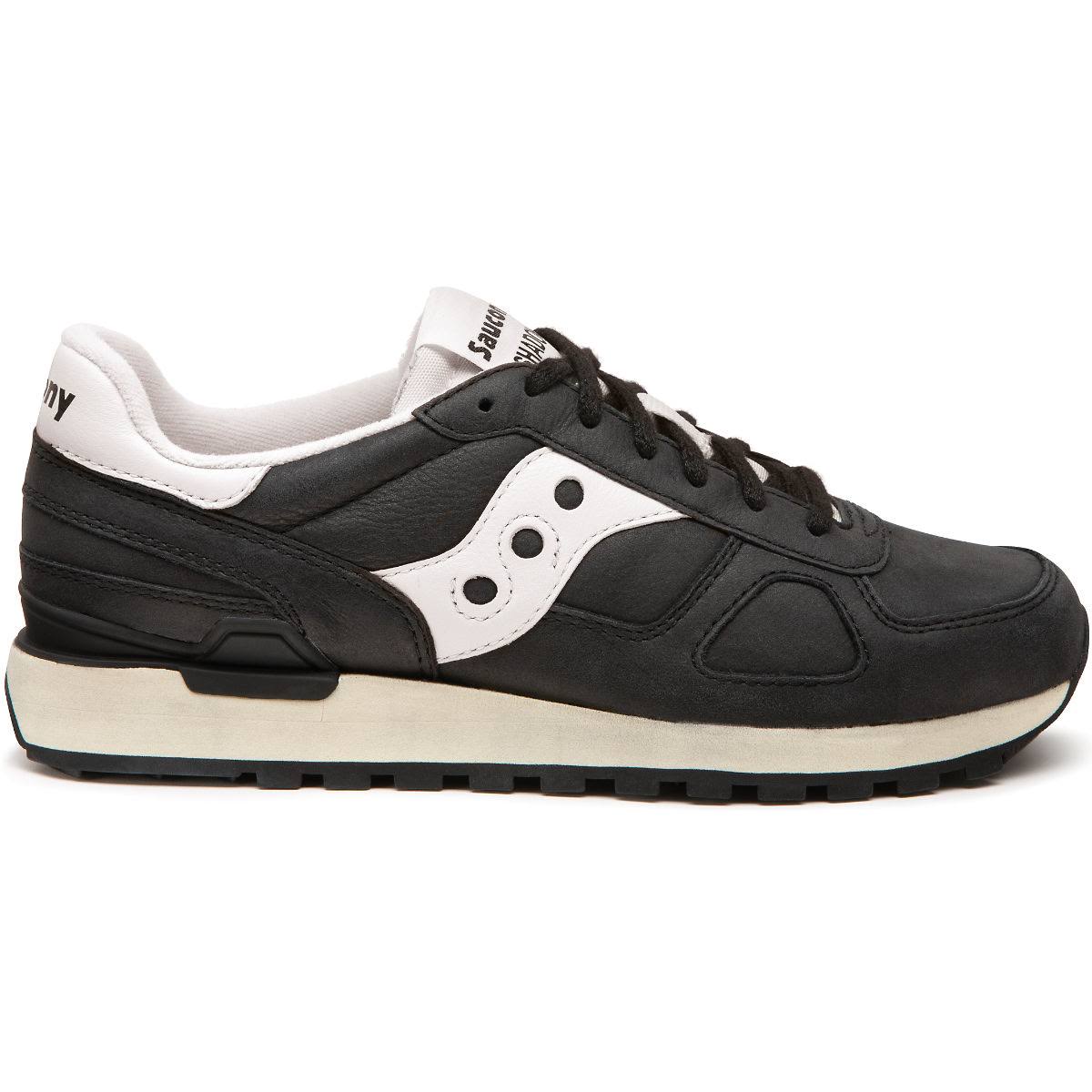 Black White Distressed Shoes, Size 11M L233252