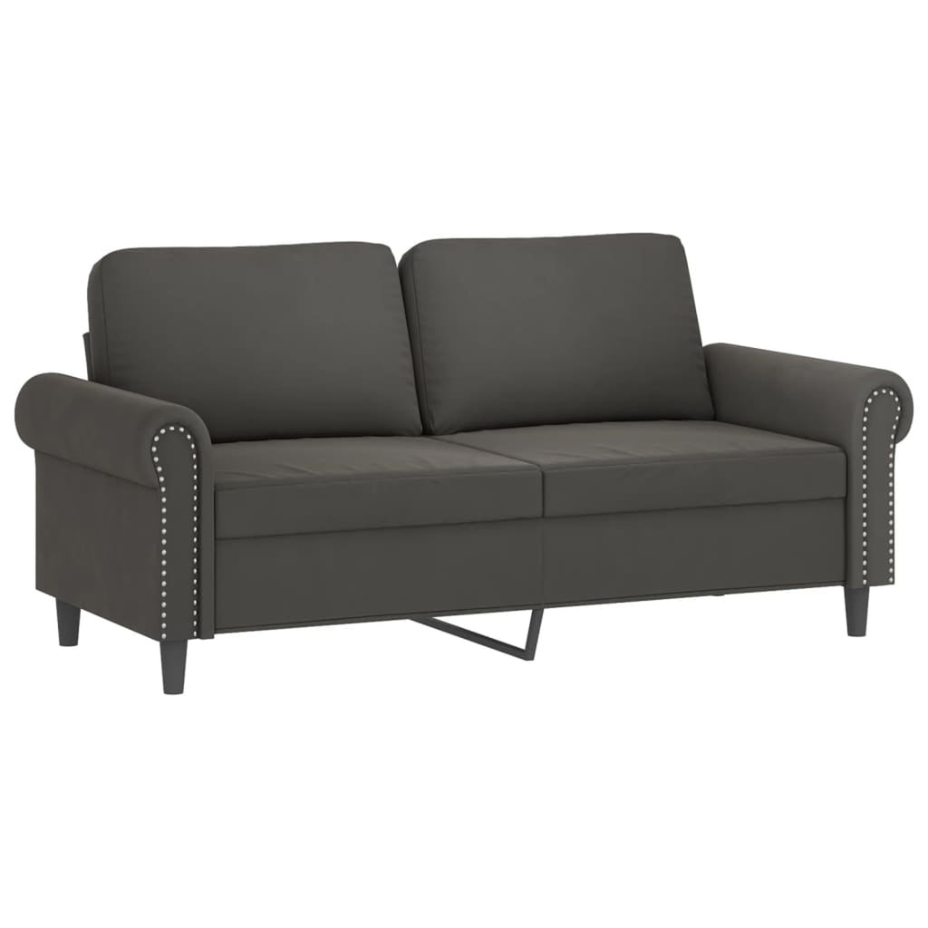 2-Seater Sofa Dark Gray 55.1" T1408