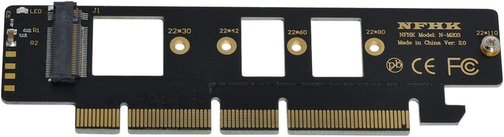 NGFF M.2 M-Key NVME AHCI SSD to PCI-E 3.0 16x 4X Adapter Y641