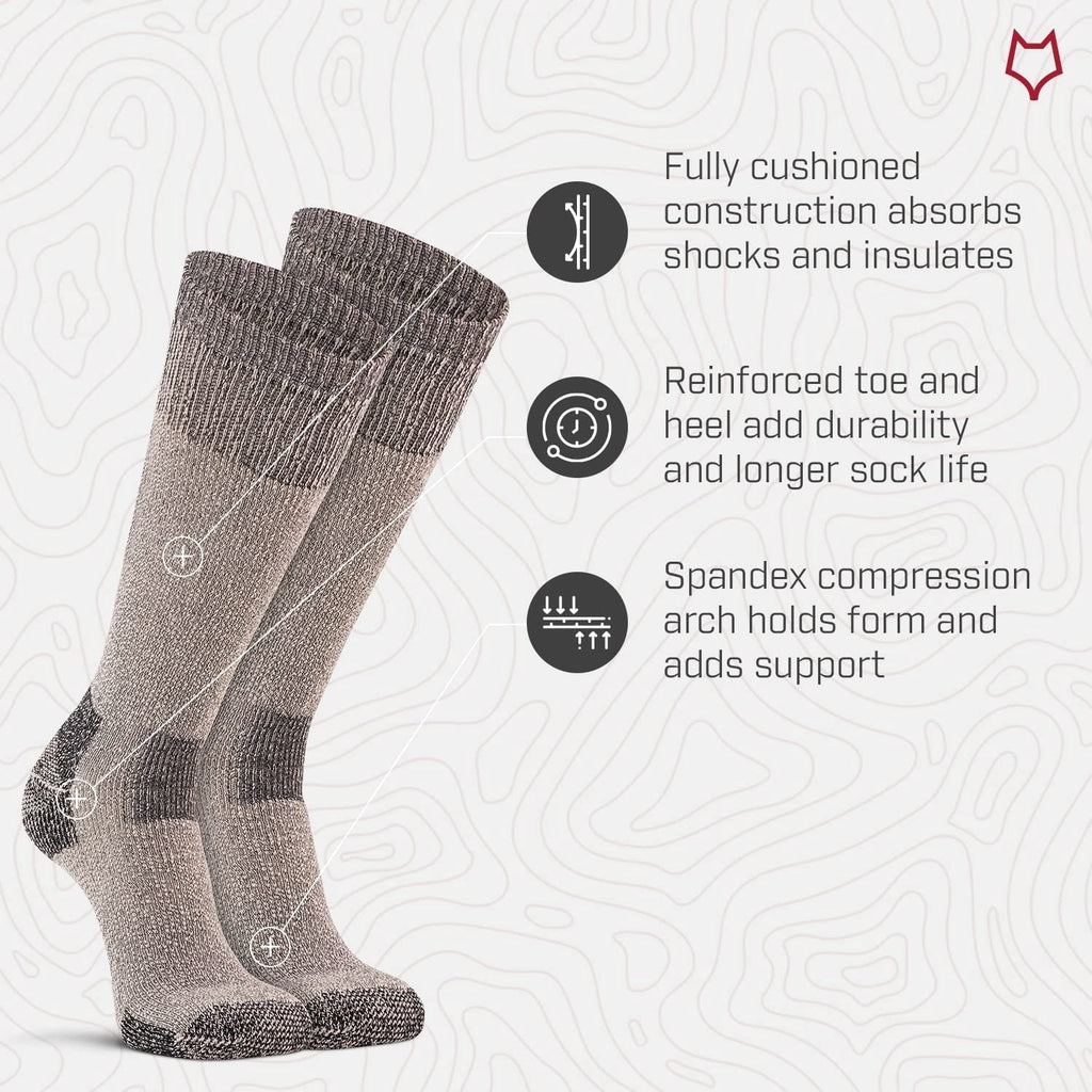Charcoal Frontier Otc Socks U287764