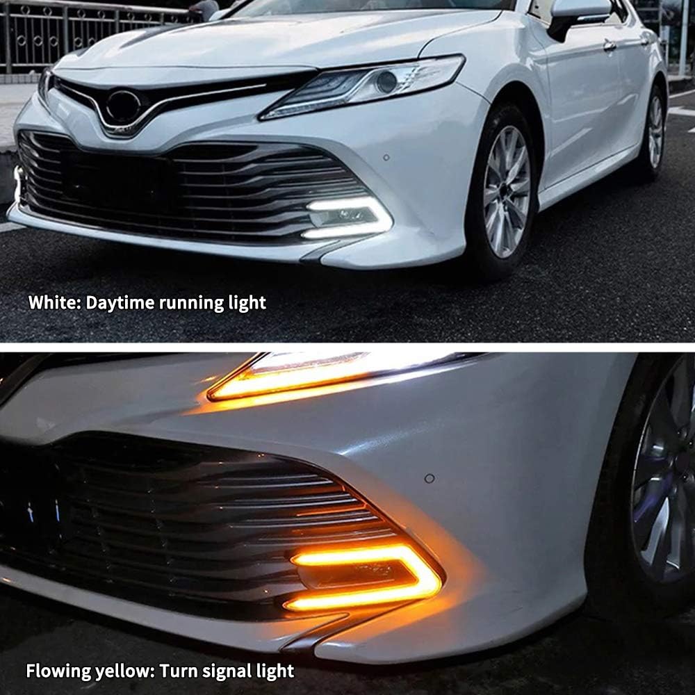 1 Pair Front Bumper Fog Lamp Assembly for Toyota Camry 2018-2020 K500954