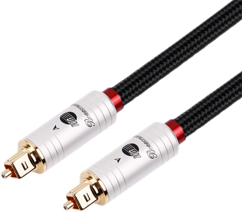 HiFi Fiber Optical Audio Cable, Toslink Cable Male to Male, 16ft/5M S18411