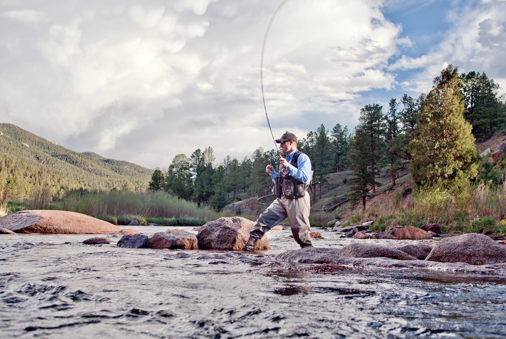 Gray/Lime Fly Fishing Sling Pack U1830