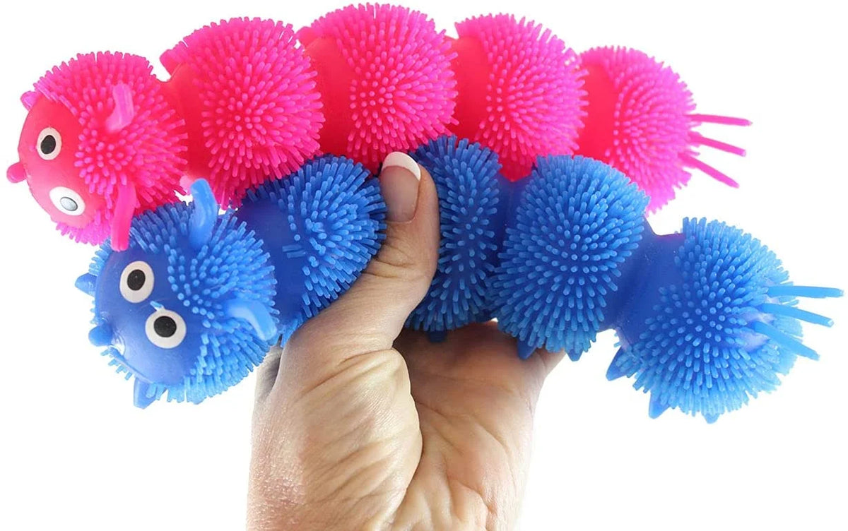 Set of 2 Caterpillar 8" Fidget Sensory Toy P189396