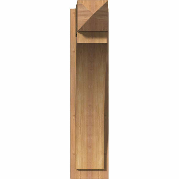 7 1/2x22W x 22x22D x 34x22H Western Red Cedar Arts and Crafts Outlooker P555