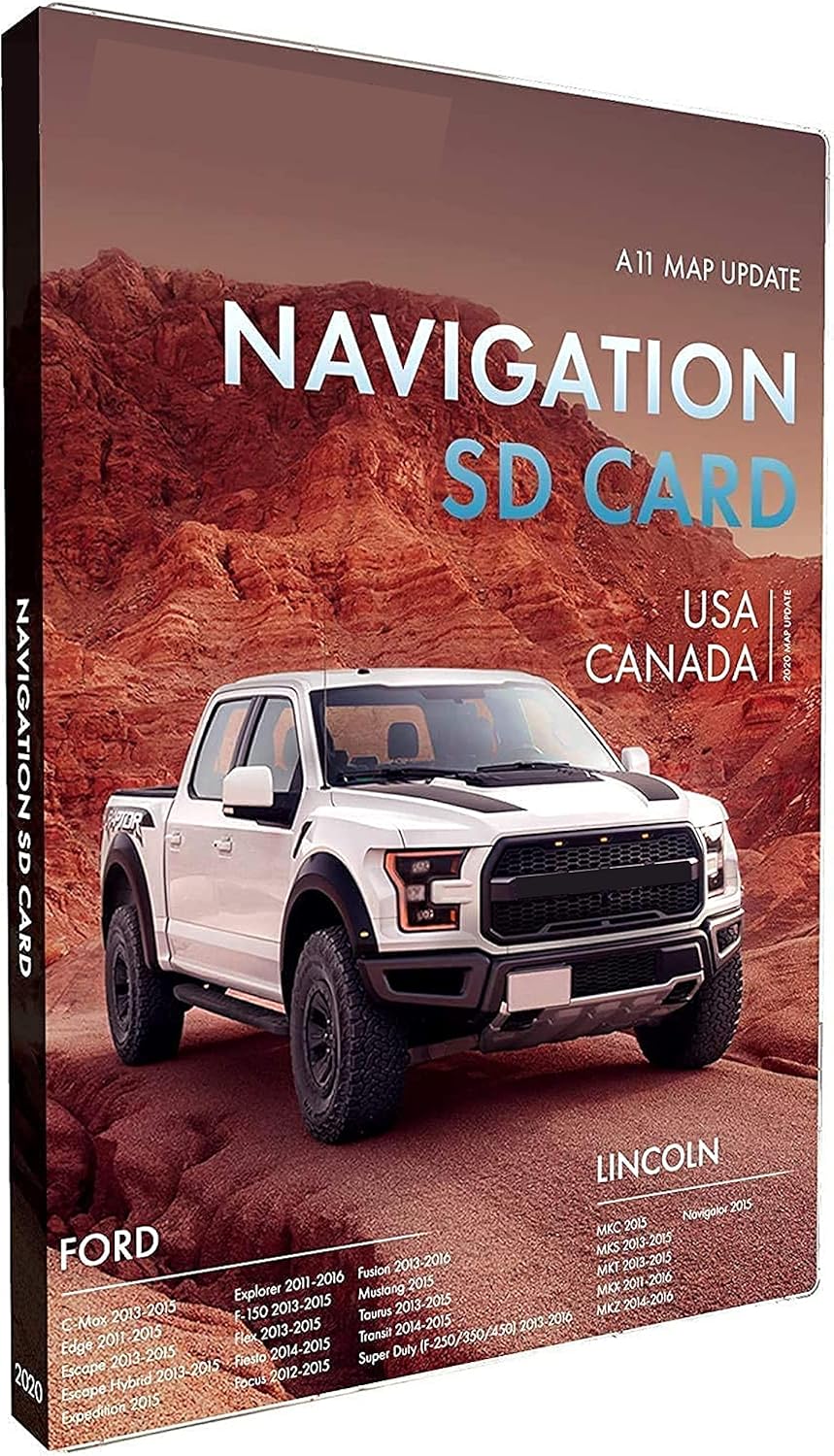 Navigation SD Card Compatible w Ford A11 V3261