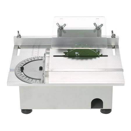 100W Mini Table Saw Aluminum Woodworking Bench Saw A873