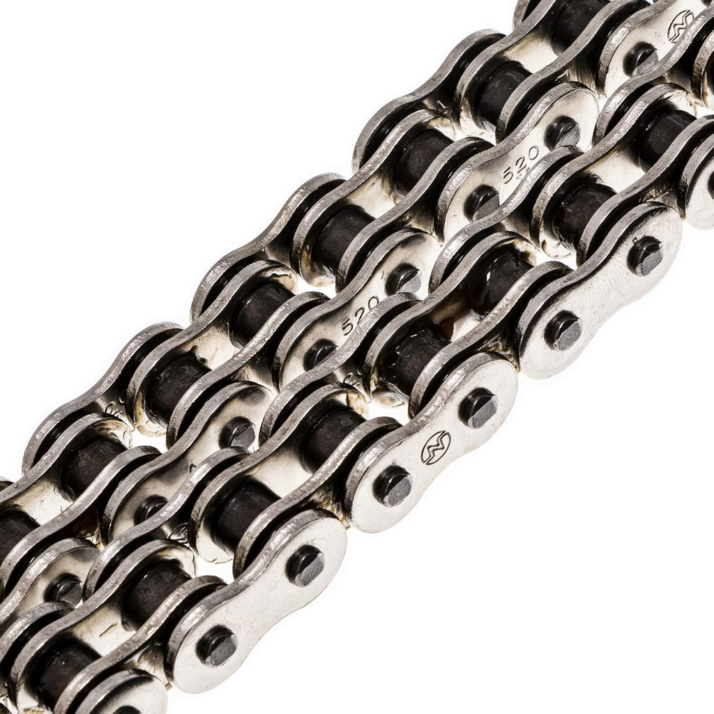 Drive Sprocket Chain Combo Front 13 Rear 40 Tooth 520NZ Standard 92 Links Pack of 2 Y884