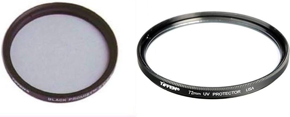 52mm Black Pro-Mist Camera Lens Filter Pack of 2 U3573