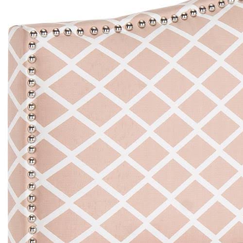 Pink/Beige Queen Headboard X386458